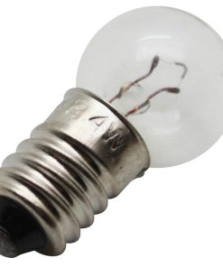 Ampoule-Lampe Velo 6V 2,4W Standard E10 G14 Gravity Blanc A Visser (Lampe Velo Feu Avant) (Boite de 10)