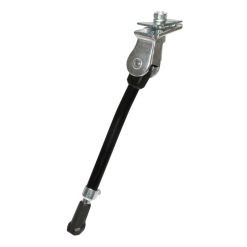 Bequille Velo Laterale Avec Plaque Newton 20-28" Reglable Alu Noir