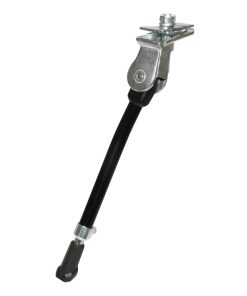 Bequille Velo Laterale Avec Plaque Newton 20-28" Reglable Alu Noir