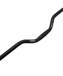 Cintre Guidon VTT Demi Releve Alu Noir Mat 25,4mm L610mm Hauteur 50mm