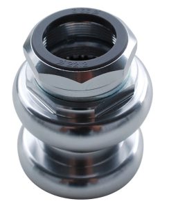 Jeu Direction Filete 1" (Pivot Fourche 22,2 Interieur-25,4 Exterieur) Newton Alu Argent Cage A Billes
