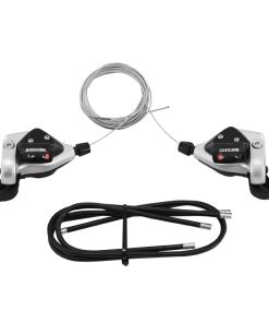 Manette VTT Gravity Indexe Rapid Push-Pull 3X7V. (Paire) Compatible Shimano