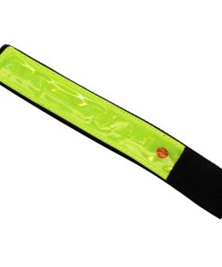 Brassard de Securite Gravity Jaune Reflechissant Avec 1 Led (Livre Avec Pile Cr2032) (Vendu A L'Unite)