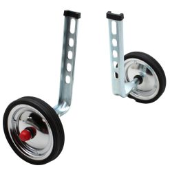 Stabilisateur Velo Newton Roue Acier Chrome 12-20" (Paire)
