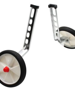 Stabilisateur Velo Newton Roue Plastique Blanc 12-16" (Paire)