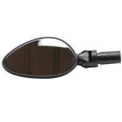 Retroviseur Velo Gauche Ou Droit Zefal Cyclop Reglable Fixation Extremite Cintre Guidon (Diam Interieur 16-22mm) 65X165X25mm