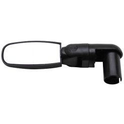Retroviseur Velo Gauche Ou Droit Zefal Spin Rabattable Fixation Extremite Cintre Guidon (Utilisation Route) (Miroir 6X3Cm) 25X110X22 mm
