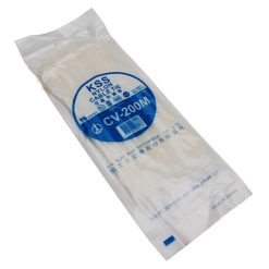Collier de Serrage Nylon Type Rilsan 2,5X200mm Transparent (Vendu Par 100) -Gravity-