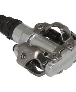 Pedale VTT Automatique Shimano M520 SPD Argent Avec Cales (Paire)
