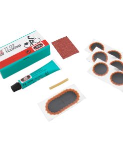 Kit Reparation Chambre a Air Tip Top Tt02 Touring Boite (6 Patchs F0 15mm + 1 Patch F2 45X15mm + Colle 5G + Papier Ponce) Avec Notice (506 0100)