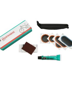 Kit Reparation Chambre a Air Tip Top Tt05 VTT Avec Outils- Boite (2 Patchs F0 15mm + 1 F1 25mm + 1 F2 45X15mm+ 1 F2 Bleu Reinf + Colle 5G + Papier Ponce + 2 Demontes Pneus) Avec Notice (50601930)