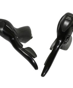 Levier-Manette Route Patin Microshift 8V. Double Alu Noir Compatible Shimano (Paire Sachet Pour Atelier)