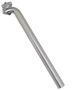 Tige de Selle VTT Newton Mono Alu Argent Diam 25,4 L350mm