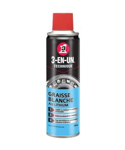 Graisse 3-En-Un Blanche Au Lithium (Aerosol 250 Ml)