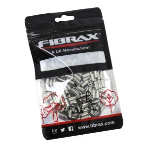 Alternative view of Embout de Gaine Derailleur 4 MM - Long 10 MM Metal (Sachet de 200) - Fibrax-
