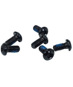 Vis de Fixation Disque de Frein Fibrax Noir Compatible Shimano-SRAM (sur Carte par 6 Pieces)
