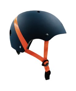 Casque Velo BMX-City Gist Backflip Bleu-Orange (Taille 54-59CM)