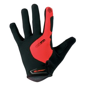 Gants Velo VTT Long Gist Hero Gel Rouge S (Paire sur Carte) Compatible Ecran Tactile - 5532