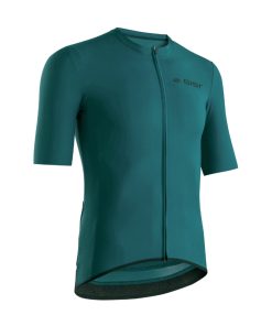 Maillot Gist Homme Supremo Manches Courtes Zip Total Bleu M - 5343