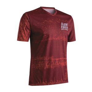 Maillot Gist VTT Homme Dirt Manches Courte Rouge S - 5364