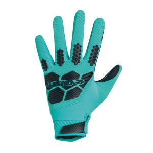 Gants Velo VTT Long Gist Armor Bleu Turquoise S (Paire sur Carte) Compatible Ecran Tactile - 5555
