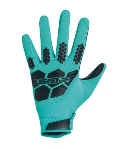 Gants Velo VTT Long Gist Armor Bleu Turquoise XL (Paire sur Carte) Compatible Ecran Tactile - 5555