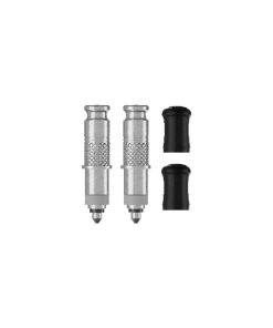 Adaptateur Valve de Pneu Tubeless Dunlop-DV Schwalbe Clik Valve Obus Demontable (Vendu A la Paire sur Carte)