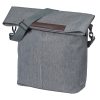 Sacoche Arriere Velo Laterale Sac Bandouliere Basil City Shopper Gris Clair Droit-Gauche 14-16L Fixation MIK Hooks Porte Bagage Fermeture Pliant Anti-Pluie
