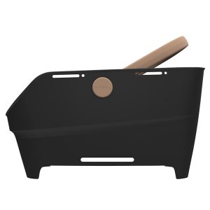 Alternative view of Panier Arriere Synthetique Recycle Cento Neo MIK 2.0 Basil Noir (46x35x25cm) Compatible Systeme MIK 2.0 (Fixation Inclus)