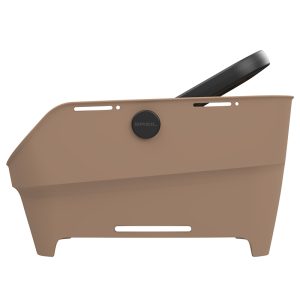 Alternative view of Panier Arriere Synthetique Recycle Cento Neo MIK 2.0 Basil Sable (46x35x25cm) Compatible Systeme MIK 2.0 (Fixation Inclus)