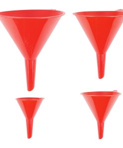 Entonnoir en Polyethylene Orange Diametre 50-75-100-120 MM (Jeu de 4) - XBIKE -