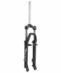 Fourche VTT 26 " Zoom 565AMS A Ressort Noir Mat Reglable Deb. 80mm Pivot Filete 185mm 1''1-8-28,6 Exterieur Compatible V-Brake-Disque
