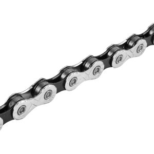 Chaine Velo 11V. Route-VTT Newton KMC X11 Argent-Noir 136 Maillons Compatible Shimano-SRAM avec Connecteur (en Boite)