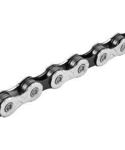 Chaine Velo 10V. Route-VTT Newton KMC X10 Argent-Noir 136 Maillons Compatible Shimano-SRAM avec Connecteur (en Boite)