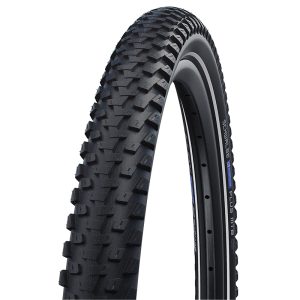 Pneu VTT - VAE 27.5 X 2.10 Schwalbe Marathon plus MTB Crampons Noir TR (54-584) Renfort Flanc Reflex Homologue VAE e50