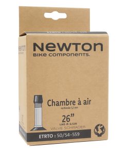 Chambre A Air Velo 26 X 1.95-2.125 Newton Valve Standard 48 MM - Epaisseur Renforcee 1.2mm