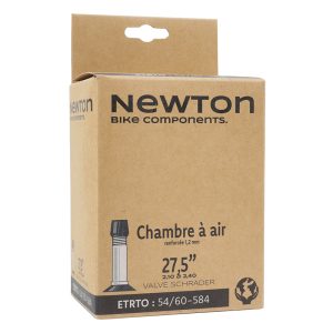 Chambre A Air Velo 27.5 X 2.10-2.40 Newton Valve Standard 48 MM - Epaisseur Renforcee 1.2mm