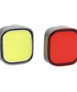 Eclairage Velo Usb Kit Newton Leds Noir (Livre avec Fixations) Grande Visibilite - Rechargeable Usb