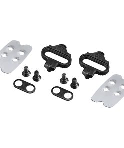 Cale Pedale Shimano VTT Cl-MT001 Spd A Points d'Enclenchement Multiples Noir (Paire) - Pour Nouvelles Pédales XT - XTR