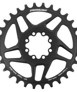 Plateau VTT Direct Mount 8 Trous pour SRAM Sx-Nx-Gx Stronglight Mono Alu Noir 30DTS - 12V. Narrow Wide (Deport 3mm)