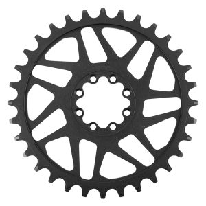 Alternative view of Plateau VTT Direct Mount 8 Trous pour SRAM Sx-Nx-Gx Stronglight Mono Alu Noir 32DTS - 12V. Narrow Wide (Deport 3mm)