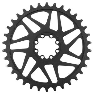 Alternative view of Plateau VTT Direct Mount 8 Trous pour SRAM Sx-Nx-Gx Stronglight Mono Alu Noir 34DTS - 12V. Narrow Wide (Deport 3mm)