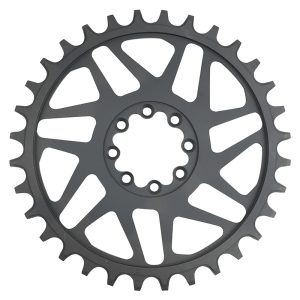 Alternative view of Plateau VTT Direct Mount 8 Trous pour SRAM X01-XX1 Stronglight Mono Alu HT3 Noir 32DTS - 12V. Narrow Wide (Deport 3mm)