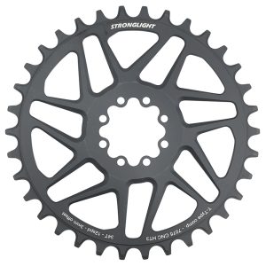 Plateau VTT Direct Mount 8 Trous pour SRAM X01-XX1 Stronglight Mono Alu HT3 Noir 34DTS - 12V. Narrow Wide (Deport 3mm)