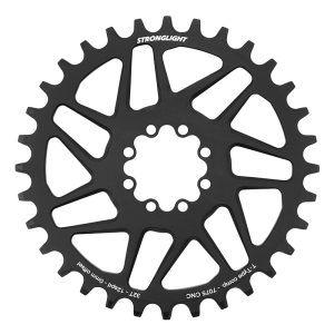 Plateau VTT Direct Mount 8 Trous pour SRAM Sx-Nx-Gx Stronglight Mono Alu Noir 32DTS - 12V. Narrow Wide