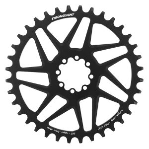 Plateau VTT Direct Mount 8 Trous pour SRAM Sx-Nx-Gx Stronglight Mono Alu Noir 36DTS - 12V. Narrow Wide