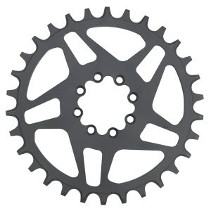 Alternative view of Plateau VTT Direct Mount 8 Trous pour SRAM X01-XX1 Stronglight Mono Alu HT3 Noir 30DTS - 12V. Narrow Wide