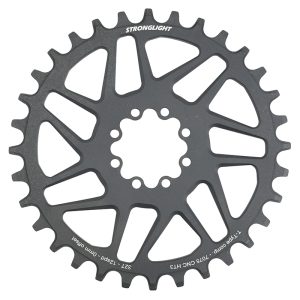 Plateau VTT Direct Mount 8 Trous pour SRAM X01-XX1 Stronglight Mono Alu HT3 Noir 32DTS - 12V. Narrow Wide