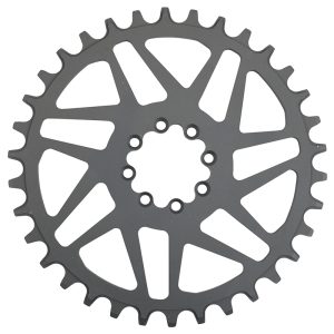 Alternative view of Plateau VTT Direct Mount 8 Trous pour SRAM X01-XX1 Stronglight Mono Alu HT3 Noir 34DTS - 12V. Narrow Wide