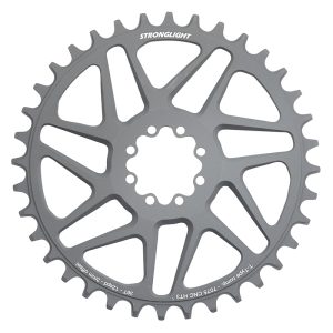 Plateau VTT Direct Mount 8 Trous pour SRAM X01-XX1 Stronglight Mono Alu HT3 Noir 36DTS - 12V. Narrow Wide (Deport 3mm)